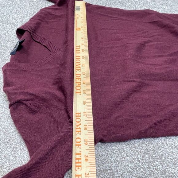Banana Republic mens v-neck long sleeve sweater sz small extra fine merino wool - Picture 8 of 9